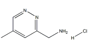 (5-methylpyridazin-3-yl)methanamine hydrochloride